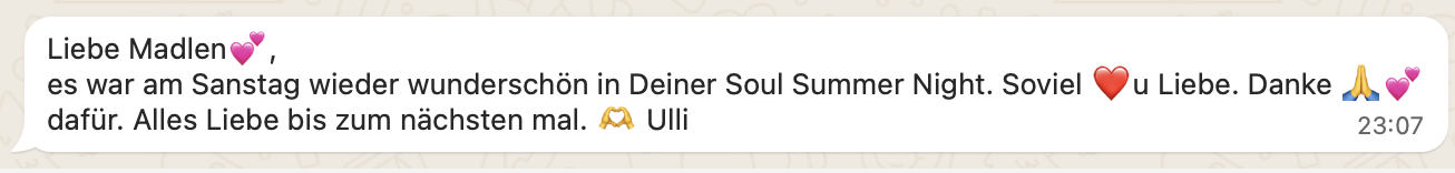 Rezension von Ulli über die Soul Summer Night
